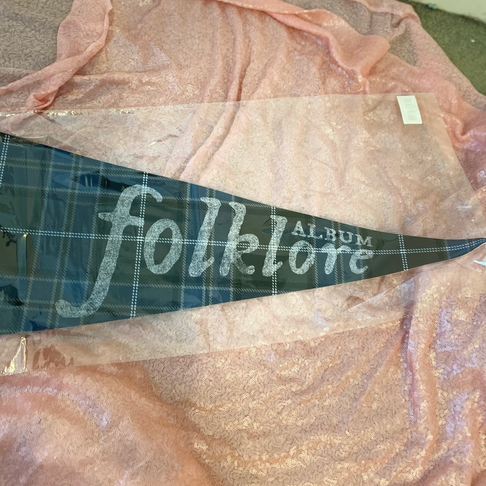 taylor swift pennant pennie folklore flag wall art - Picture 5 of 12